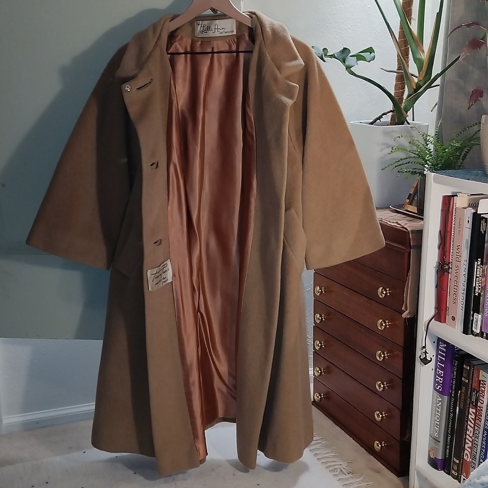 Mohair Wool Camel Coat
